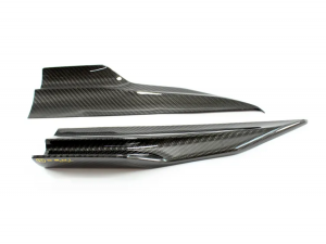 Mercedes Benz SLK Back Side Skirts - Carbon Fiber - R172